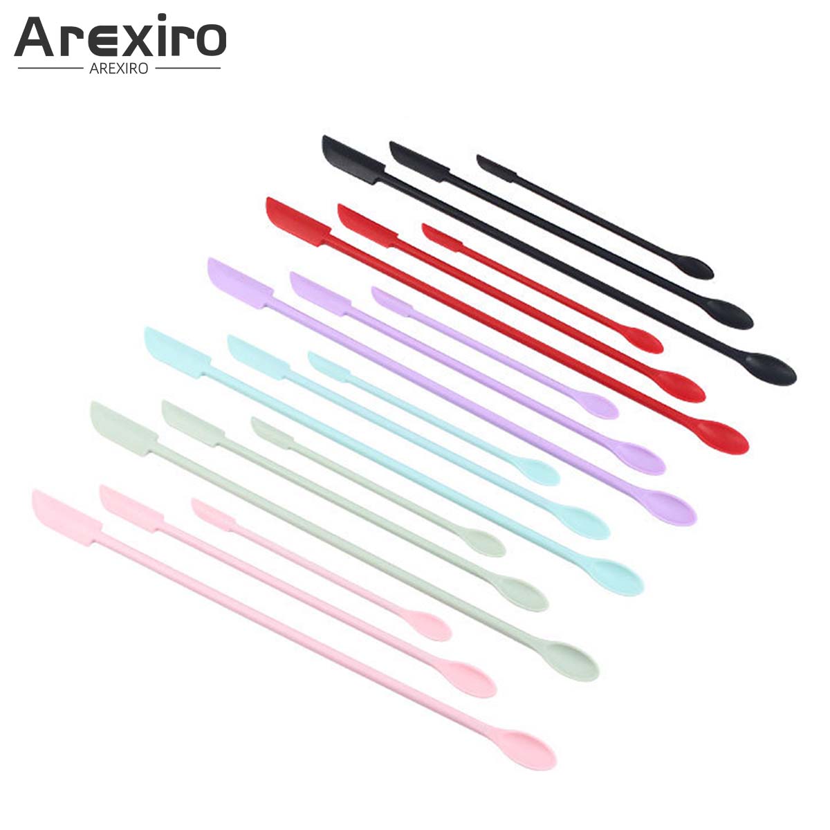 Silicone Spatula Set - مجموعة من 3 ملاعق سيليكون مزدوجة