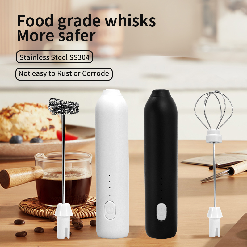 Healthy Kitchen Gadgets - 2 في 1 رغوة القهوة الكهربائية