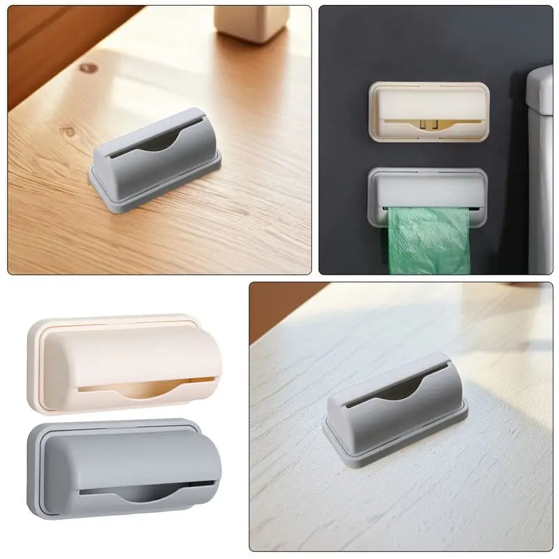 Kitchen Gadgets Organizer - 1/2/3/4 قطع موزع أكياس قمامة مثبت