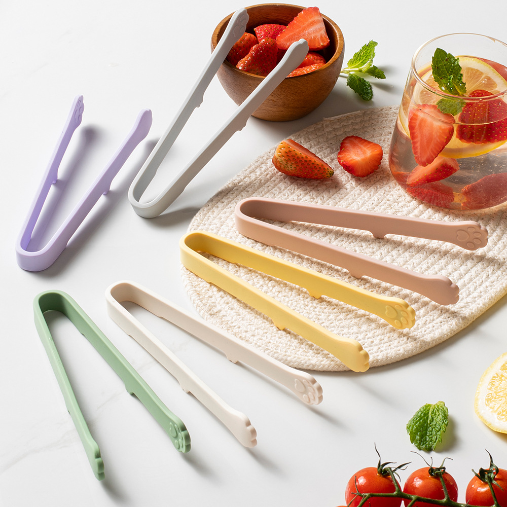 Kitchen Gadgets That Make Life Easier - لطيف القط باو سيليكون ملقط طعام