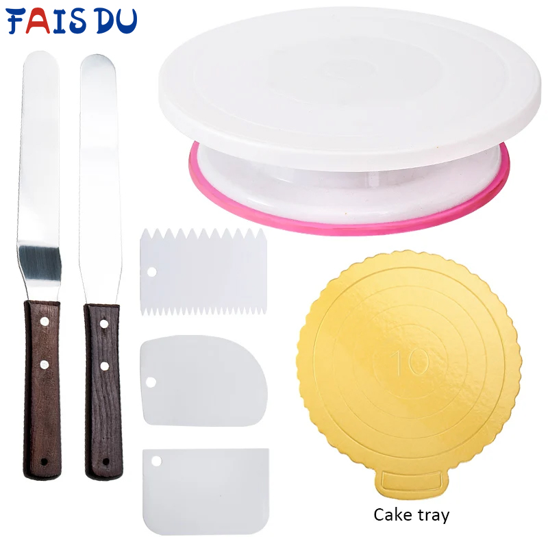 Cake Decorating Turntable - قرص دوار للكعك من البلاستيك FAIS