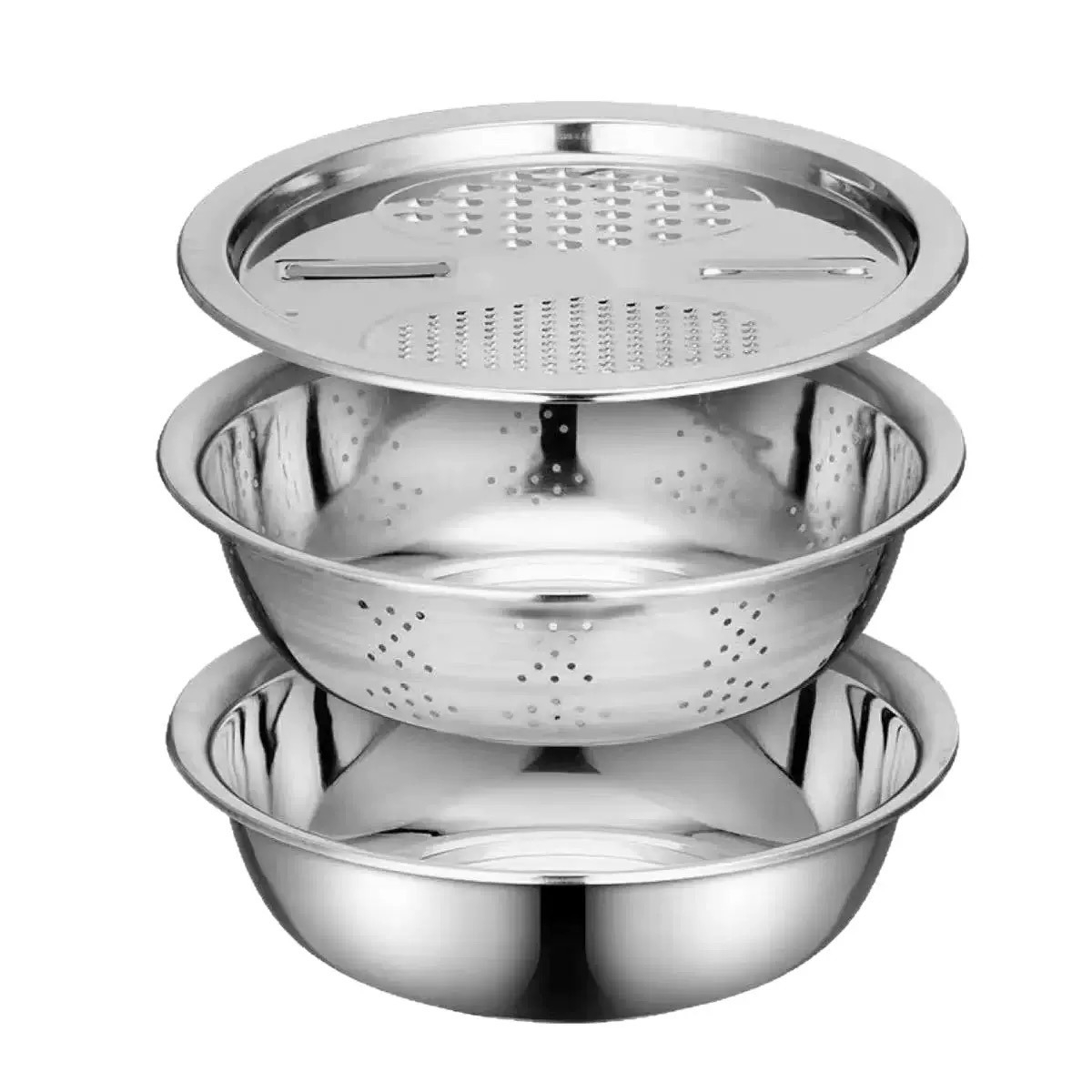 Kitchen Gadgets Vegetable Chopper - مجموعة من 3 قطع متعددة الوظائف