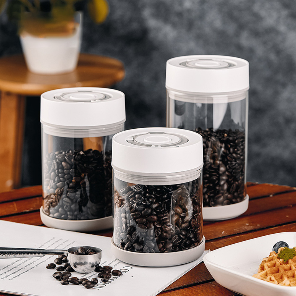 Kitchen Gadgets Organizer - وعاء زجاجي مقاوم للرطوبة لحفظ حبوب