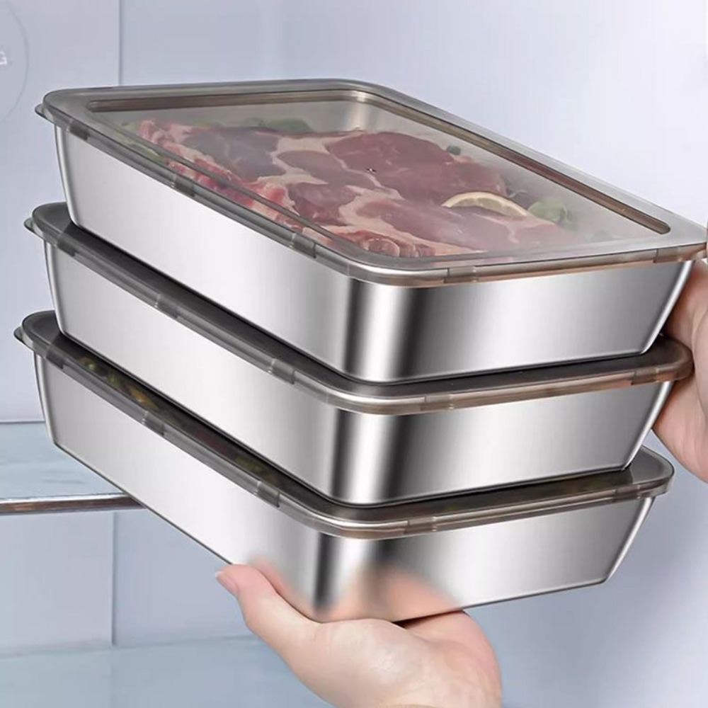 Kitchen Gadgets Organizer - صينية تقديم من الفولاذ المقاوم للصدأ
