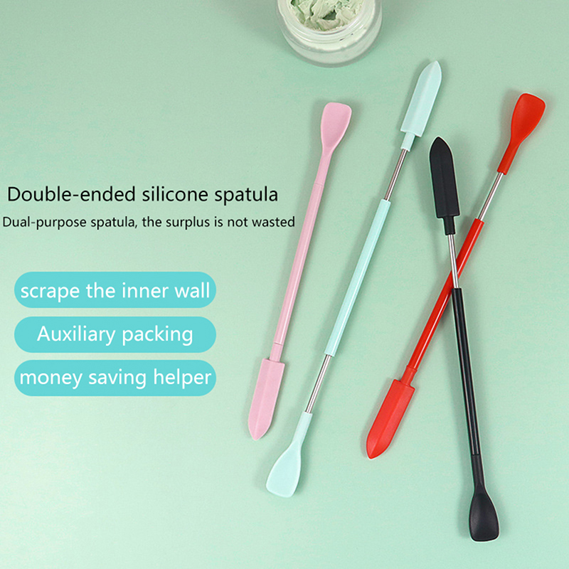 Silicone Spatula Set - طقم كاشطة سيليكون برأسين ، ملعقة