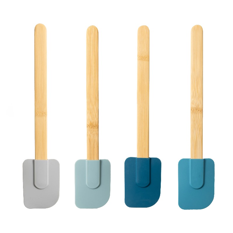 Silicone Spatula Set - مجموعة ملاعق سيليكون ملونة من 4