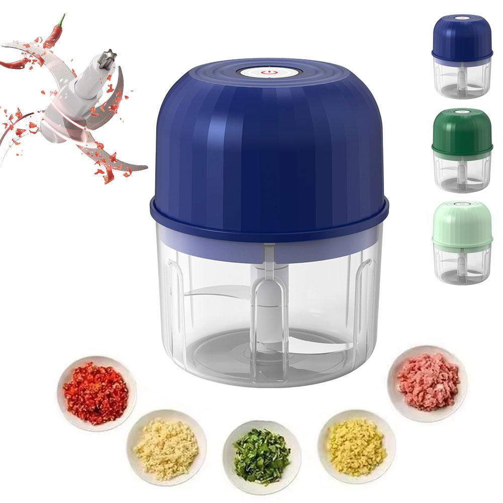 Kitchen Gadgets Electronic - مفرمة ثوم كهربائية صغيرة محمولة تعمل