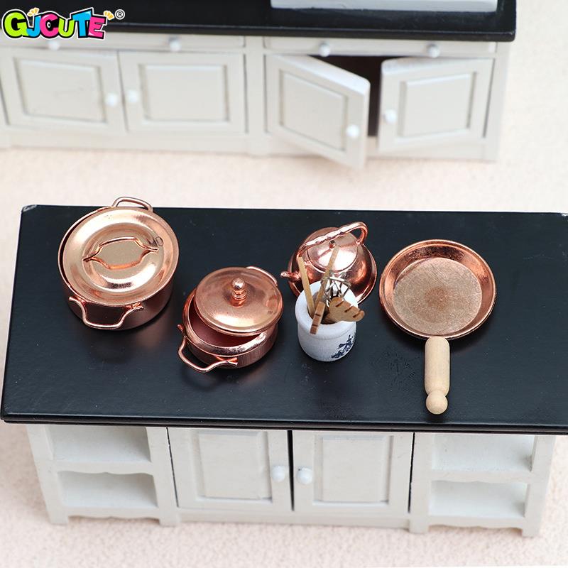 طقم وعاء مصغر لتزيين بيت الدمى - مراجعة Kitchen Gadgets And Toys وسعره