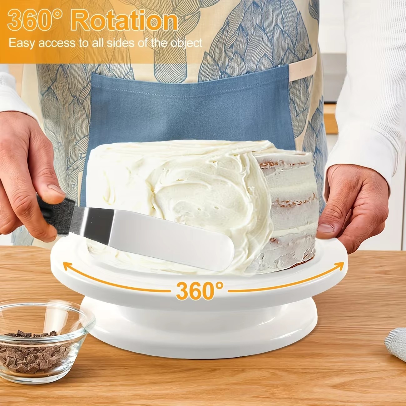 مجموعة أدوات تزيين الكيك المكو - مراجعة Cake Decorating Turntable وسعره