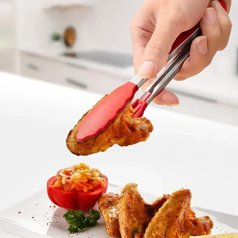 7 بوصة عدم الانزلاق ملقط طعام  - مراجعة Kitchen Gadgets Latest وسعره