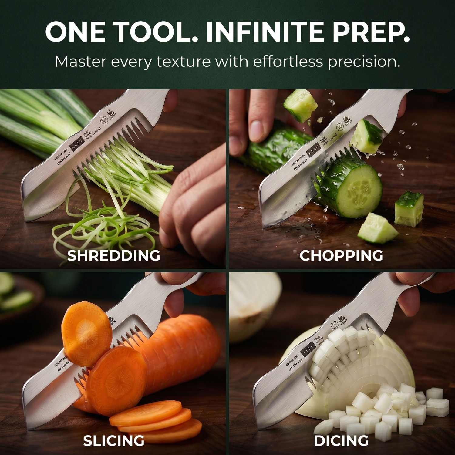 قطاعة البصل الأخضر متعددة الوظ - مراجعة Kitchen Gadgets Vegetable Chopper وسعره
