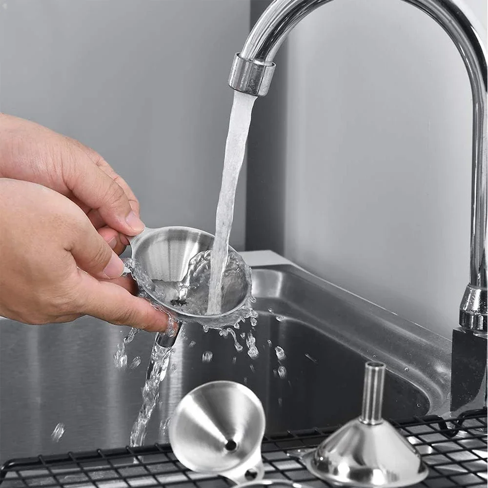 3 قطعة مجموعة قمع المطبخ الفول - مراجعة Kitchen Gadgets Latest وسعره