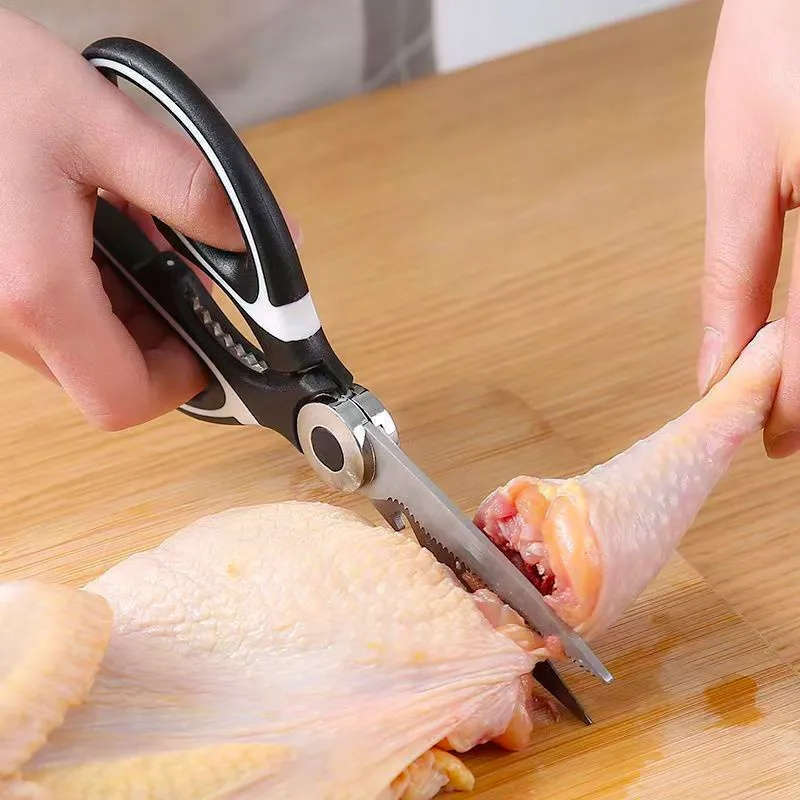 مقص المطبخ الفولاذ المقاوم للص - مراجعة Kitchen Gadgets Latest وسعره