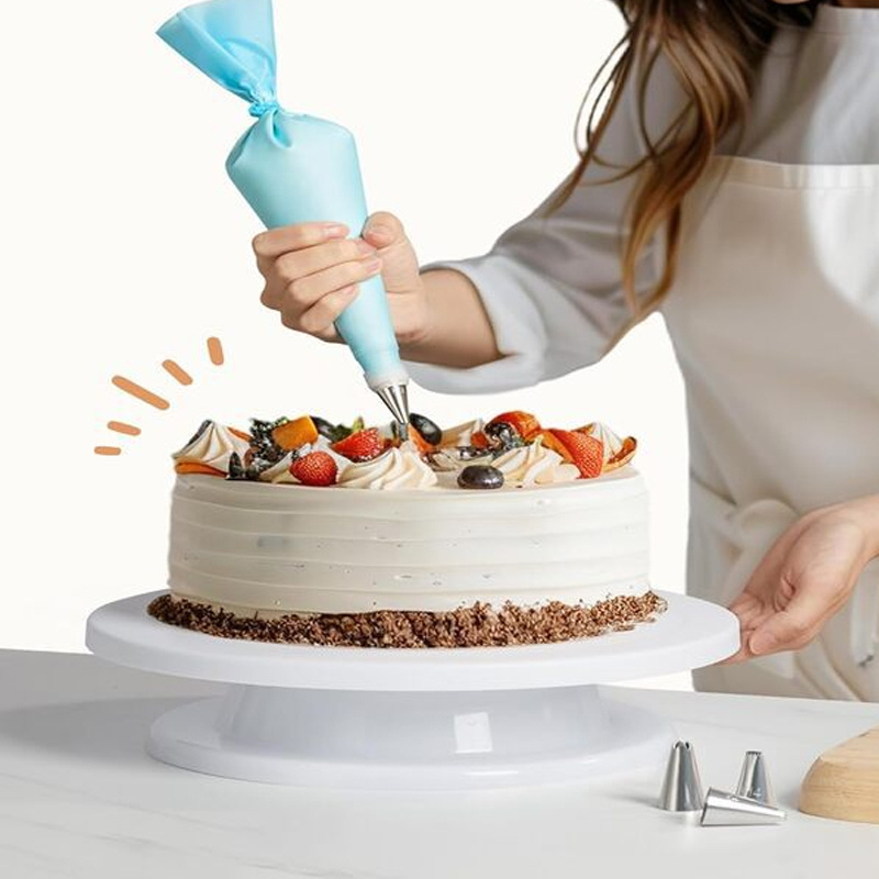 قرص دوار غير قابل للانزلاق للم - مراجعة Cake Decorating Turntable وسعره