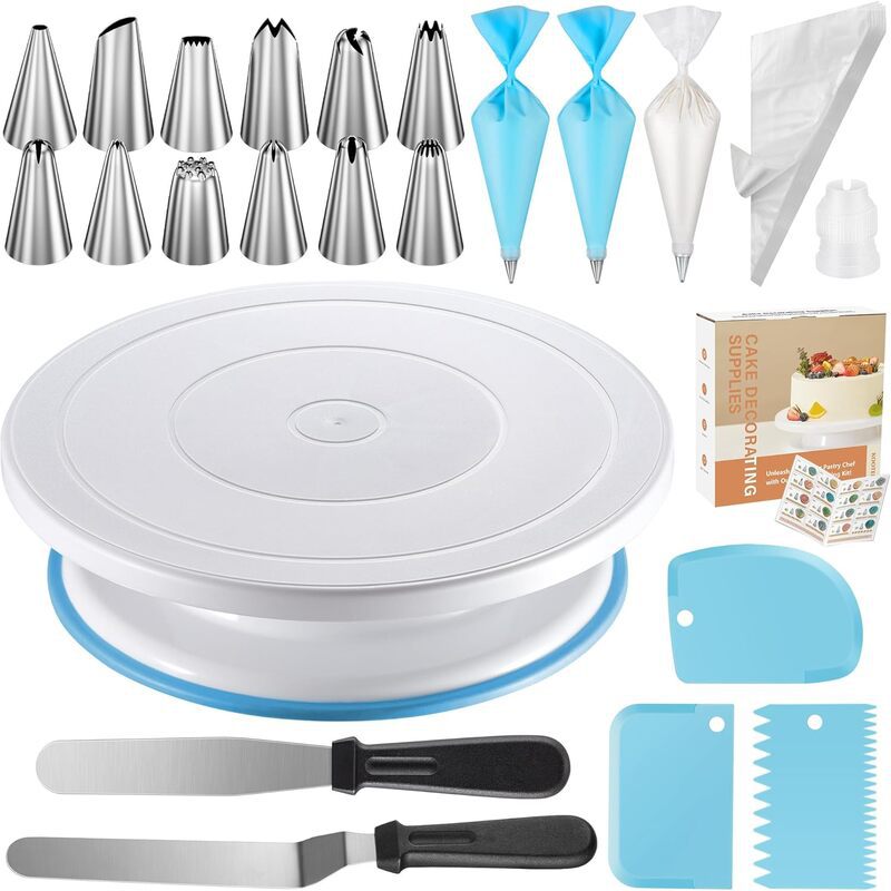 قرص دوار غير قابل للانزلاق للم - مراجعة Cake Decorating Turntable وسعره