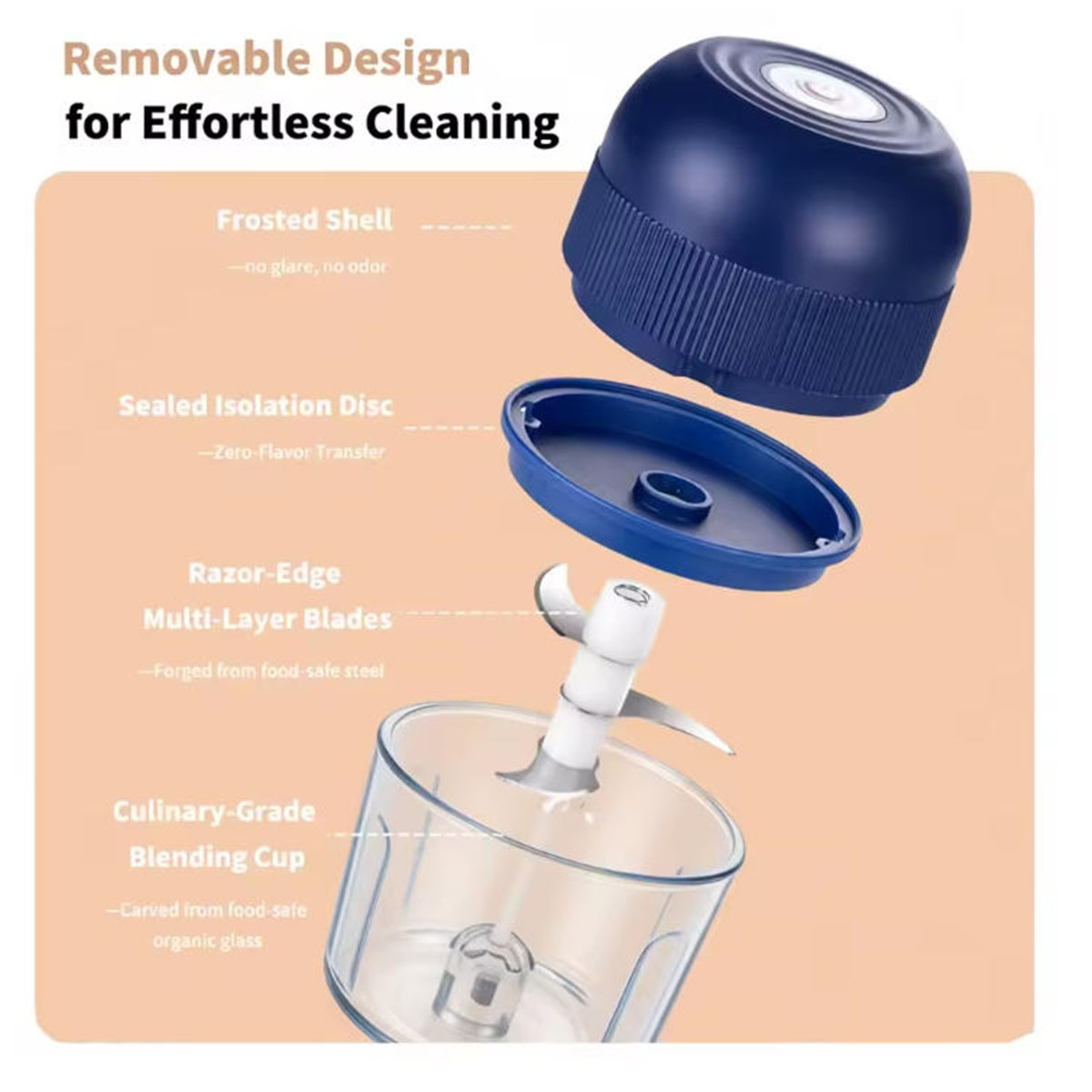 قطعة واحدة: مفرمة ثوم كهربائية - مراجعة Kitchen Gadgets Electronic وسعره
