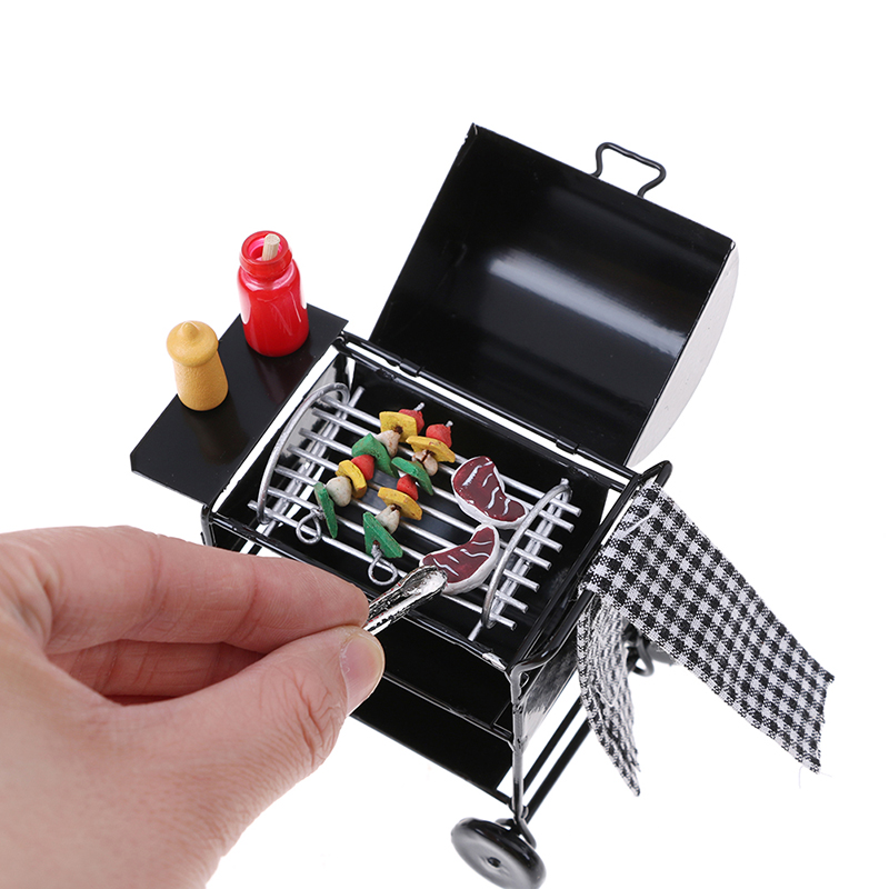 مقياس 1/12 لطيف شواء شواء مصغر - مراجعة Kitchen Gadgets And Toys وسعره