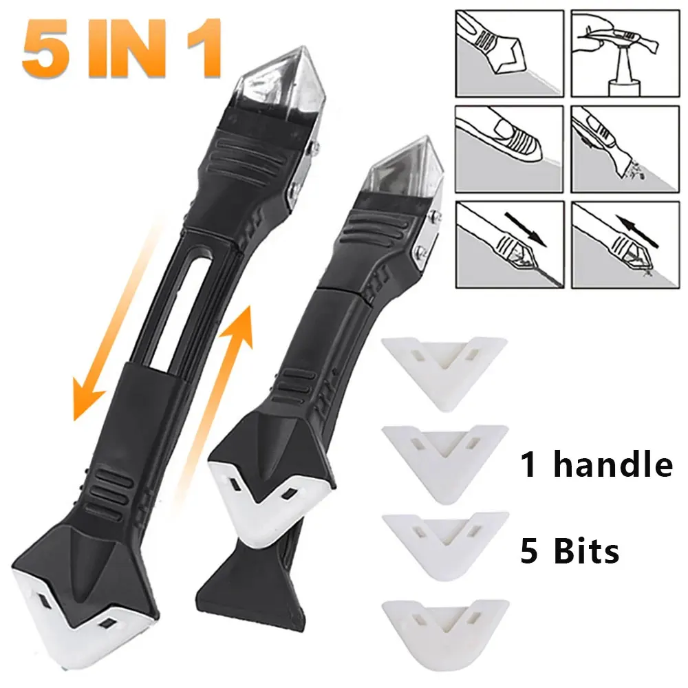 5 في 1 رأس معدني الغراء مجموعة - مراجعة Silicone Spatula Set وسعره