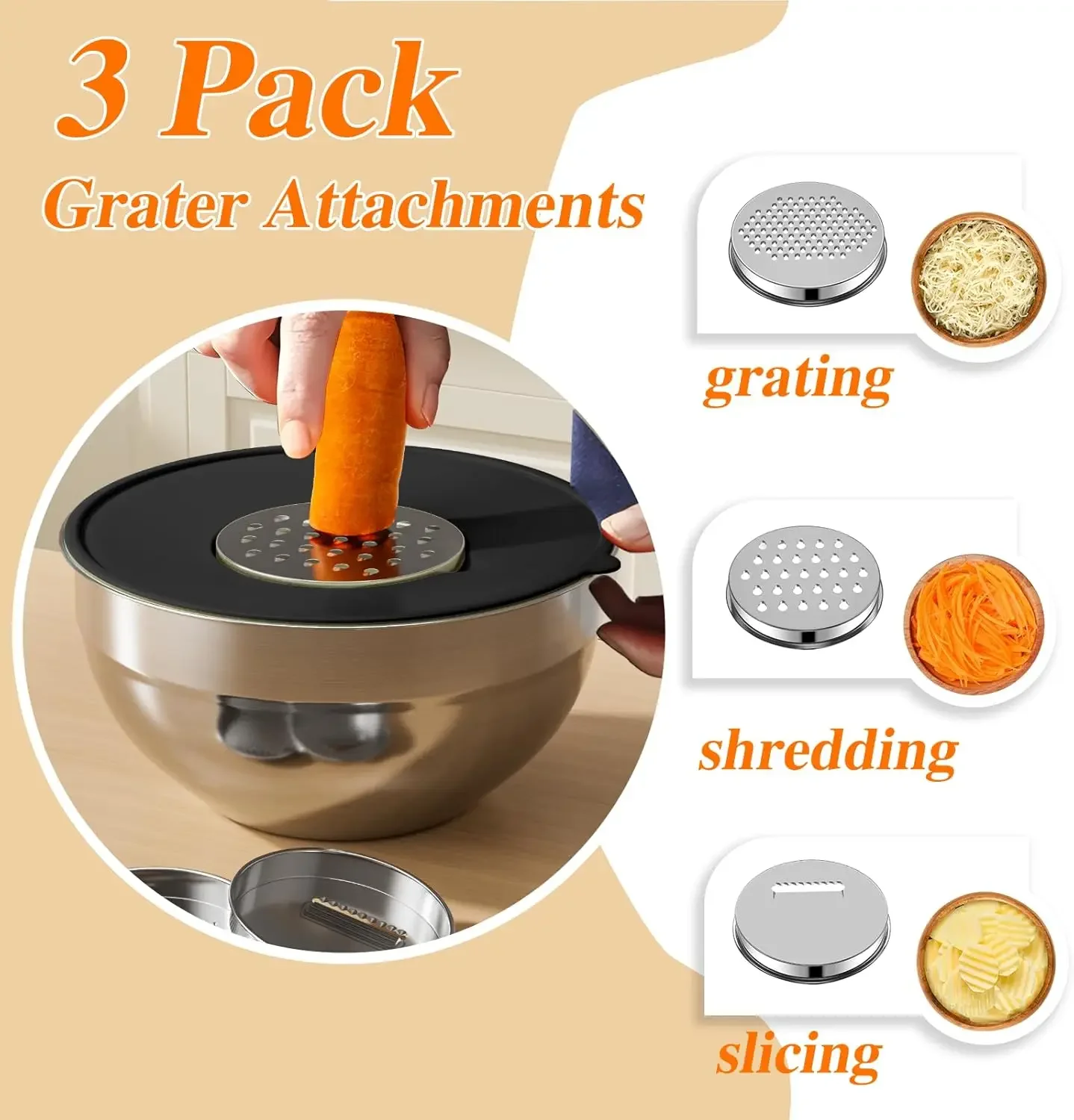 مجموعة من 6 أوعية خلط من الفول - مراجعة Kitchen Gadgets Latest وسعره