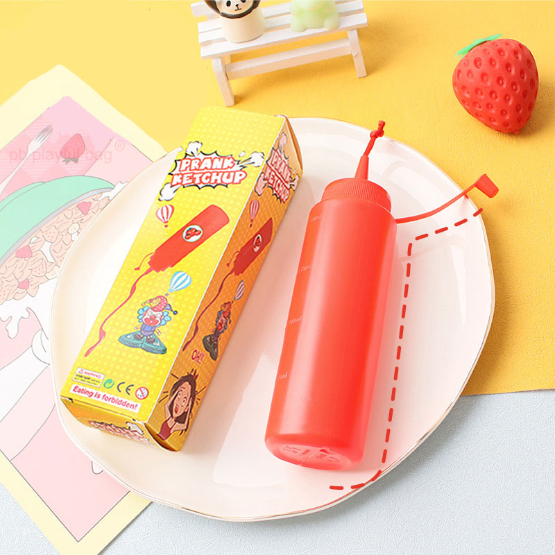 مضحك الكاتشب سلطة زجاجة المزحة - مراجعة Kitchen Gadgets And Toys وسعره